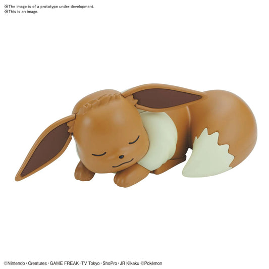 Pokémon Quick!! Eevee Sleeping Pose Model Kit