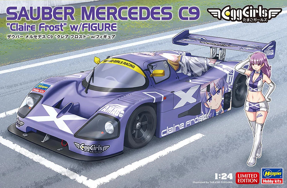 Hasegawa 1/24 Sauber Mercedes C9 Claire Frost Model Kit