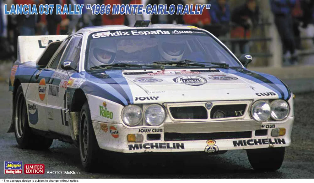 1/24 LANCIA 037 RALLY "1986 MONTE-CARLO RALLY"