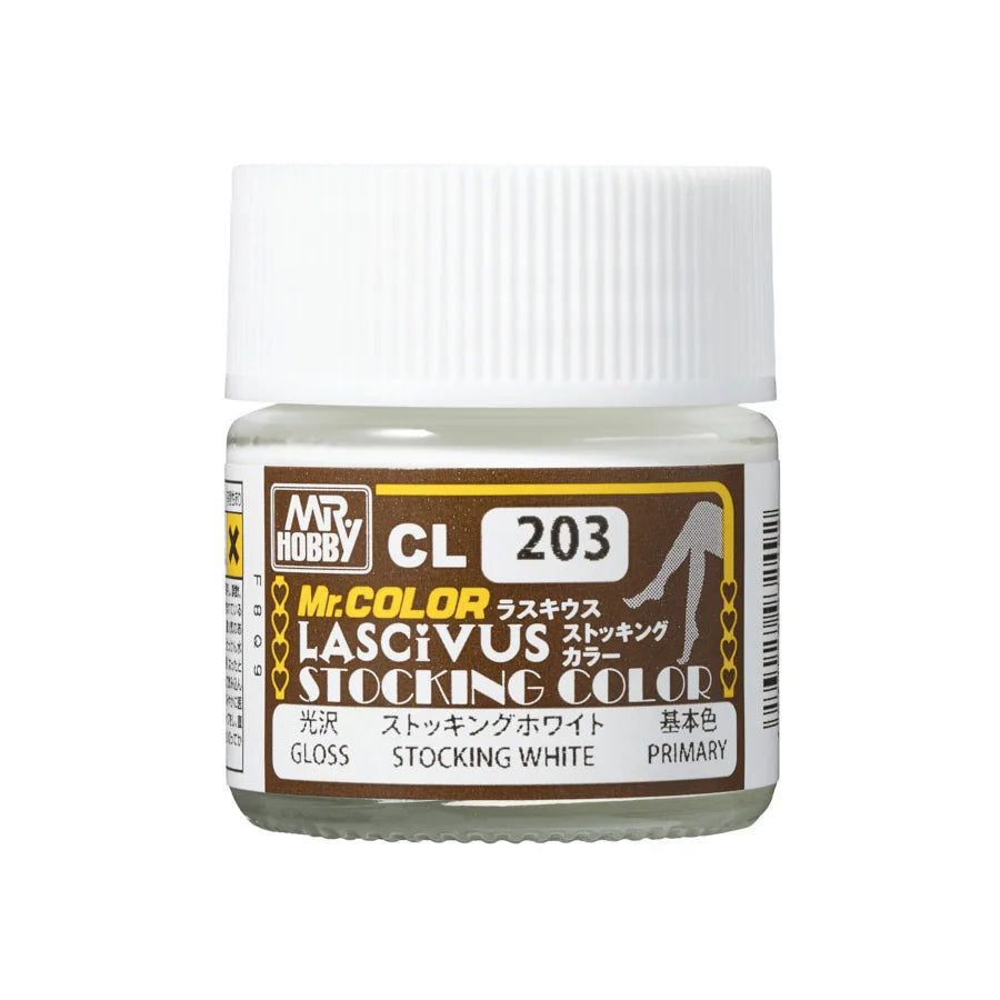 Mr. Color Lascivus Stocking White (Box of 6)