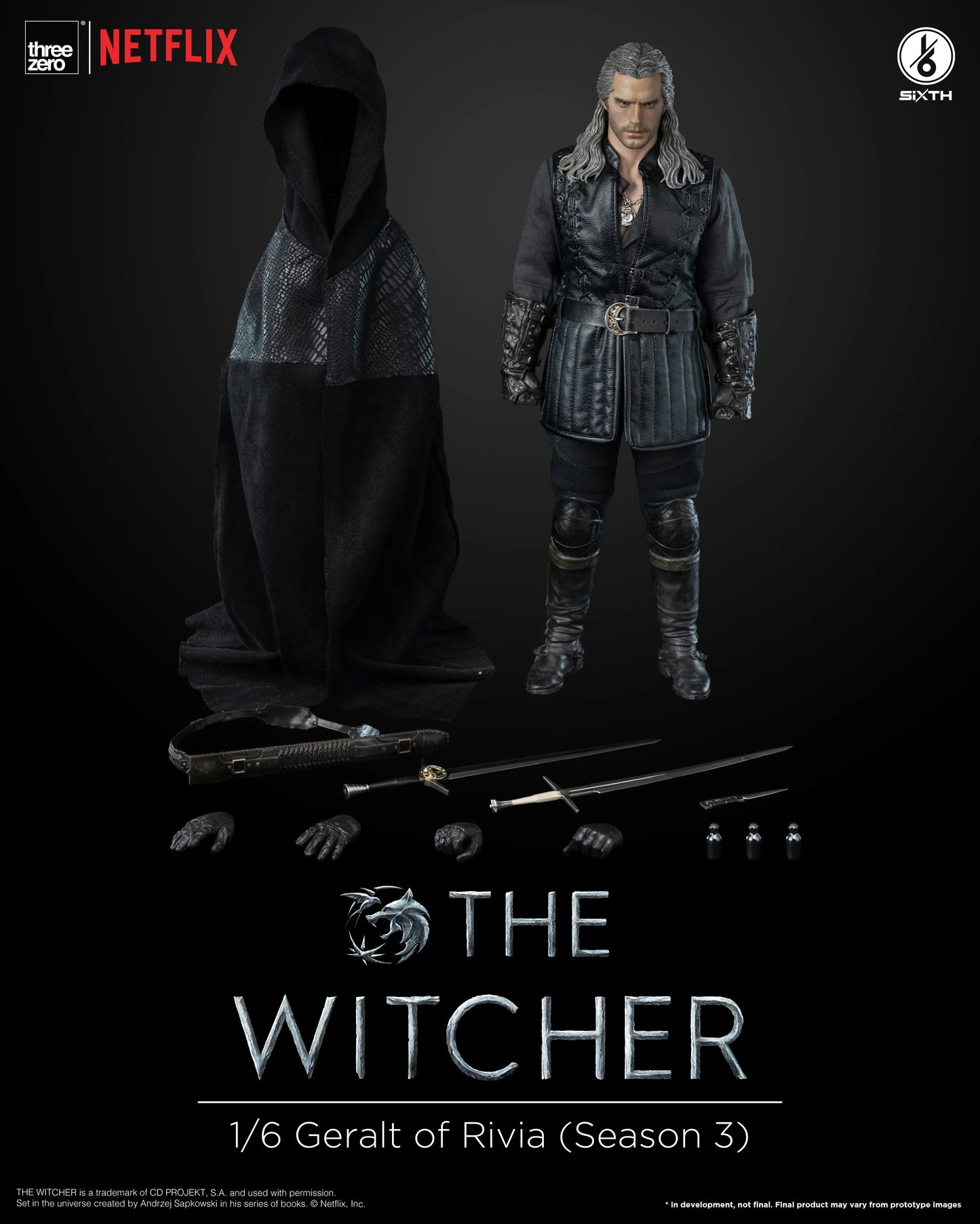 The Witcher - 1/6 Geralt of Rivia (Season 3)