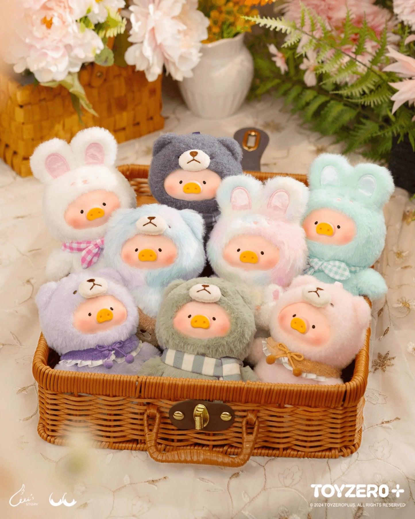 LuLu the Piggy – Joyful Time Series PVC Plush Keychain Blindbox (Box of 6)