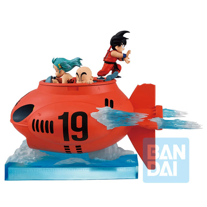 Bandai Spirits Ichibansho Son Goku, Bulma & Krillin Collectible Figure