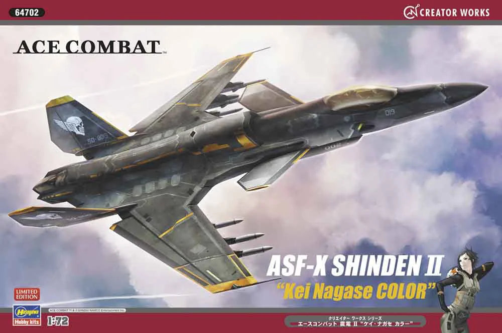 1/72 ACE COMBAT ASF-X SHINDEN II "Kei Nagase COLOR"