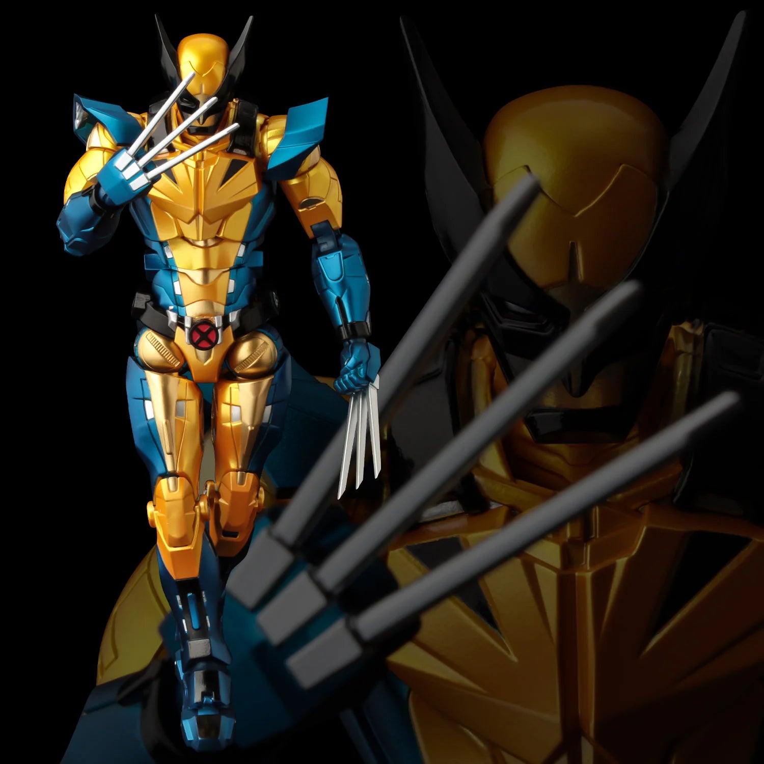 Sentinel Marvel Fighting Armor Wolverine Highly Articulated Action Figure