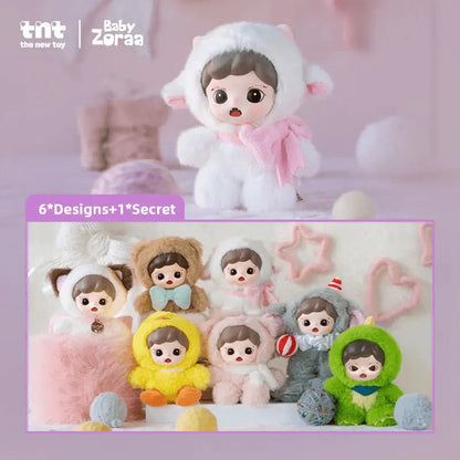 TNT Space Zoraa Fluffy Cabin Blind Box Vinyl Plush Figures