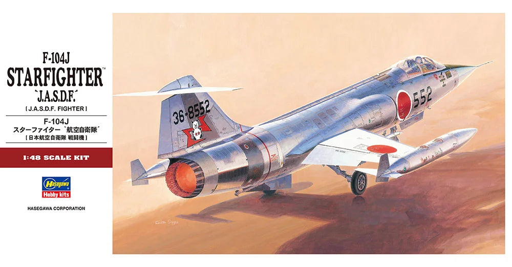 Hasegawa 1:48 F-104J Starfighter J.A.S.D.F. Model Kit