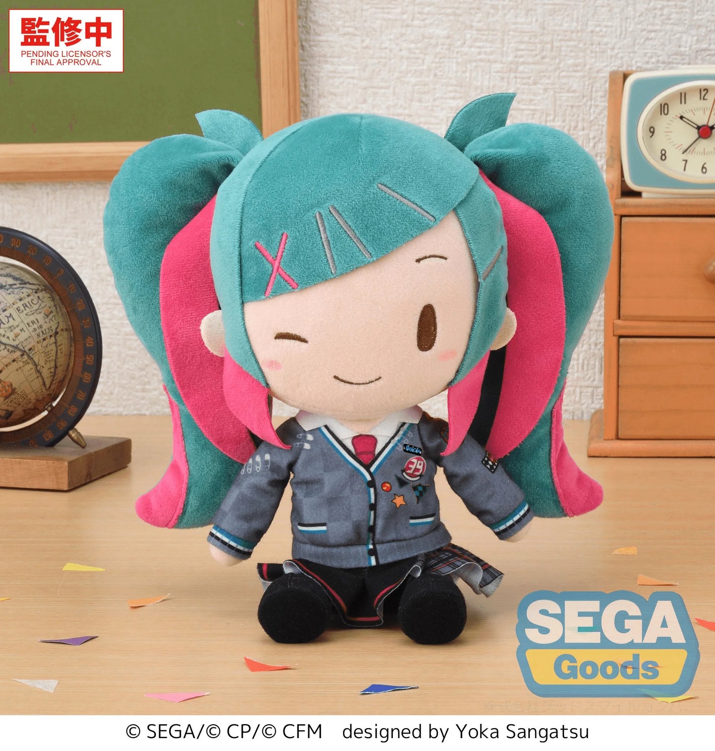 SEGA Fuwa Petit Hatsune Miku School SEKAI Plush (M)