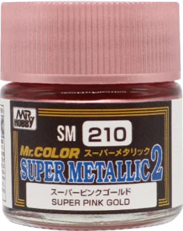 Mr Color Super Metallic - SM210 SUPER PINK GOLD (Box of 6)