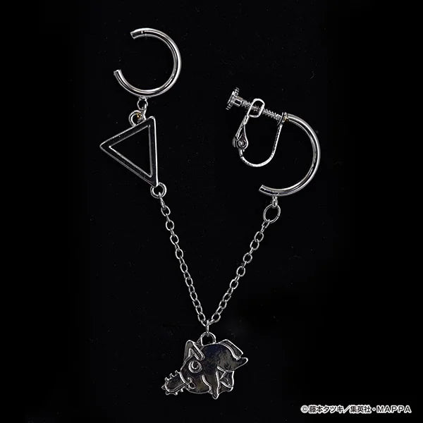 Chainsaw Man Pochita Swaying Clip-On Earrings