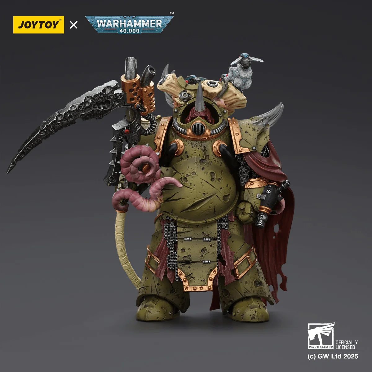 Death Guard Deathshroud Terminator 2 with Manreaper and Plaguespurter Gauntlet