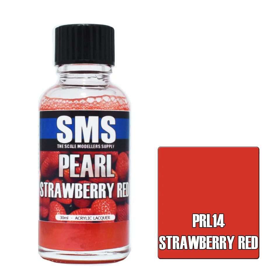Pearl STRAWBERRY RED 30ml (Box of 6)