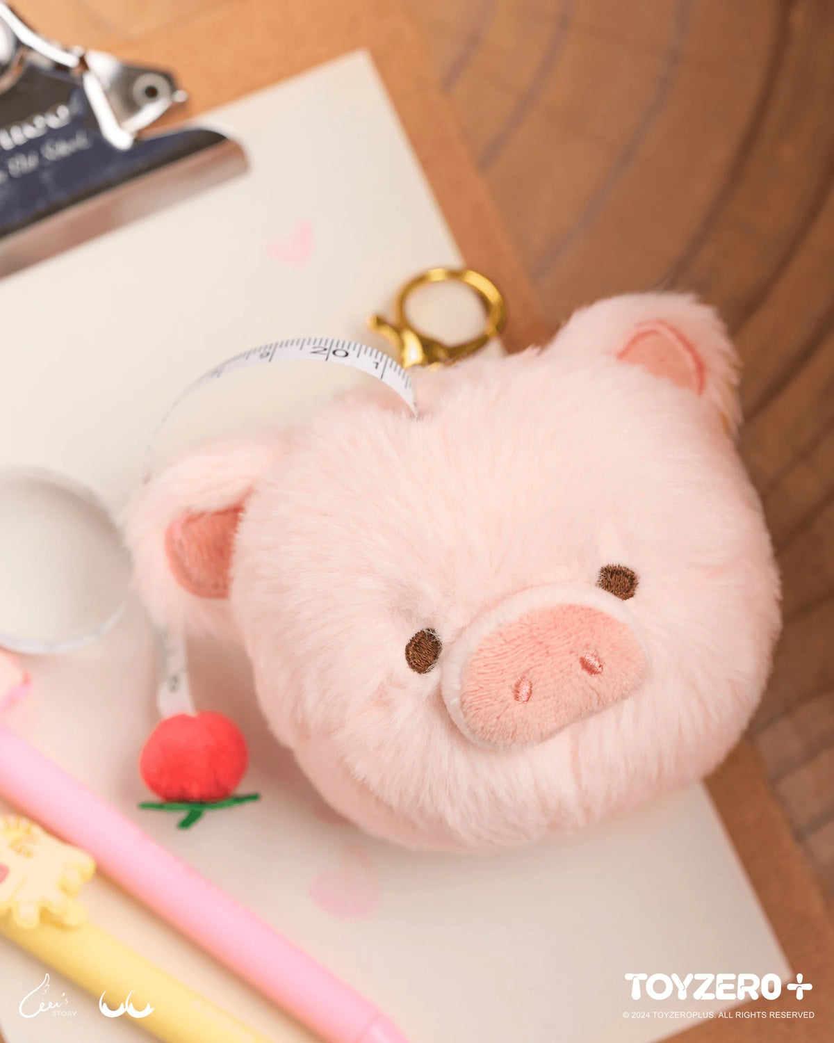 LuLu the Piggy Generic - Measuring Tape Keychain (Box of 2)