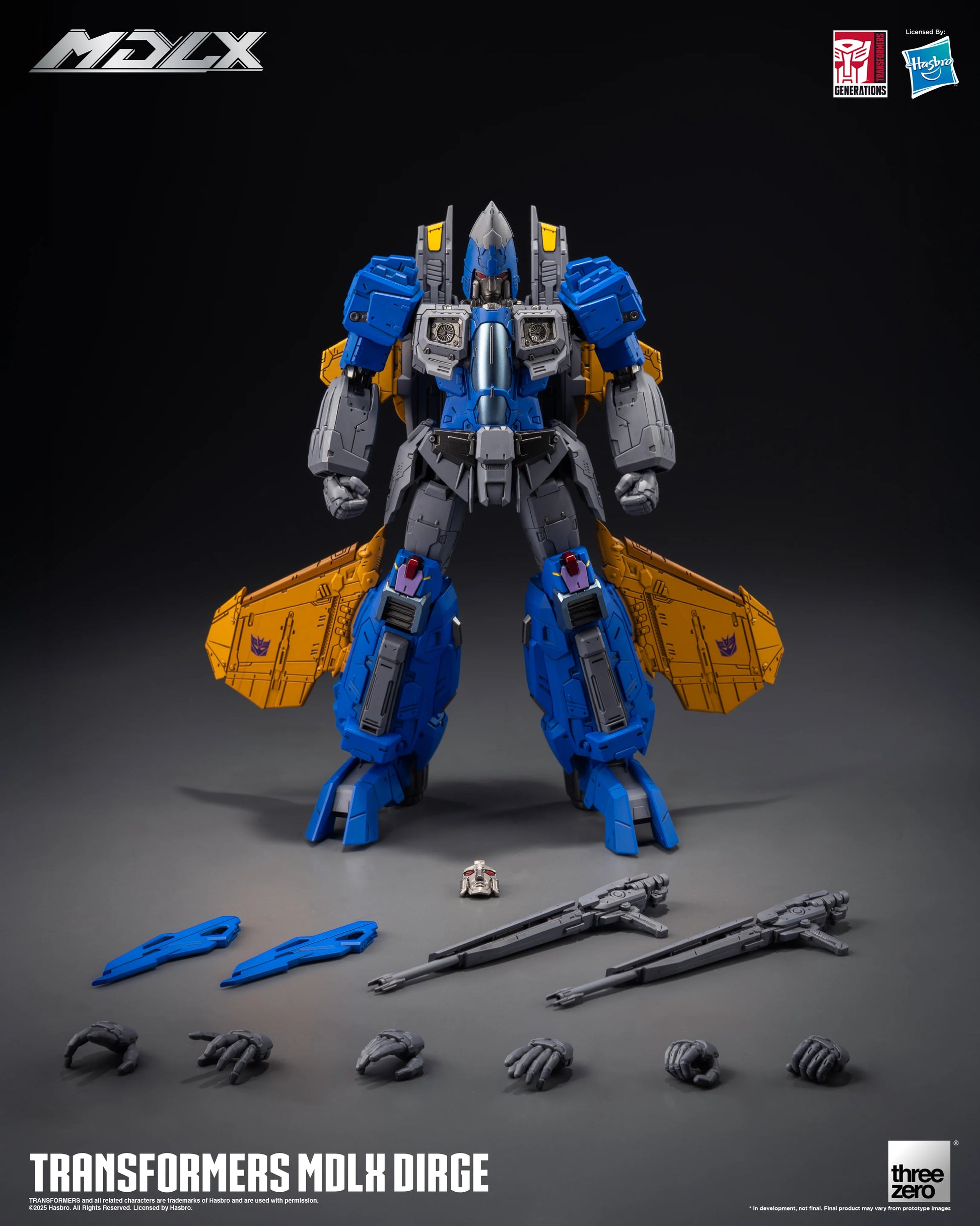 threezero MDLX Dirge Decepticon Action Figure