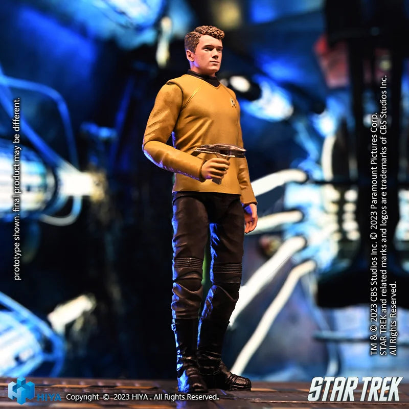 HIYA TOYS Exquisite Mini Series Star Trek 2009 Chekov 1/18 Scale Action Figure