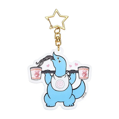 GoodSmile Moment Gal & Dino Glow-in-the-Dark Acrylic Keychain