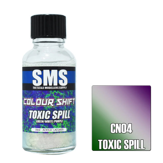 Colour Shift Chameleon TOXIC SPILL (GREEN/WHITE/PURPLE) 30ml (Box of 6)