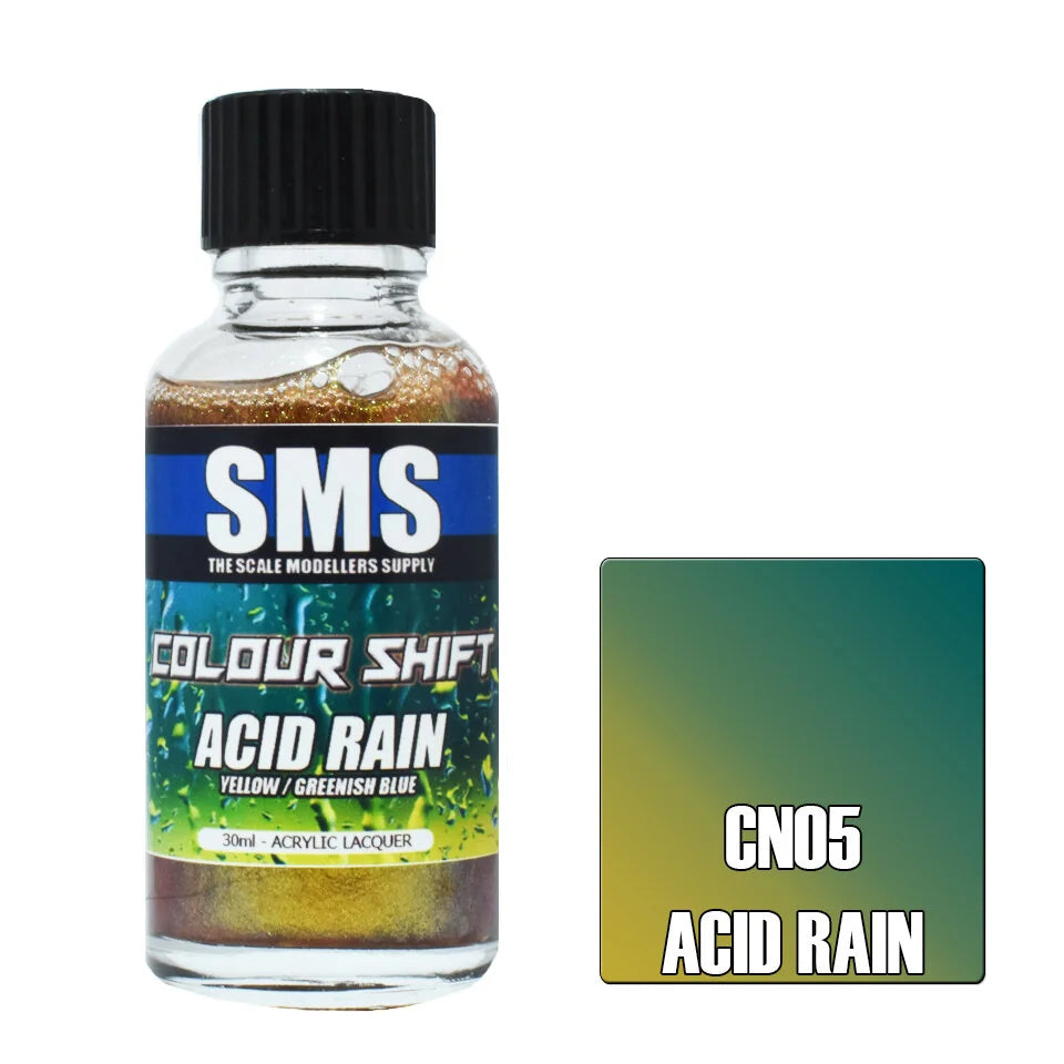 Colour Shift ACID RAIN (YELLOW / GREENISH BLUE) 30ml (Box of 6)