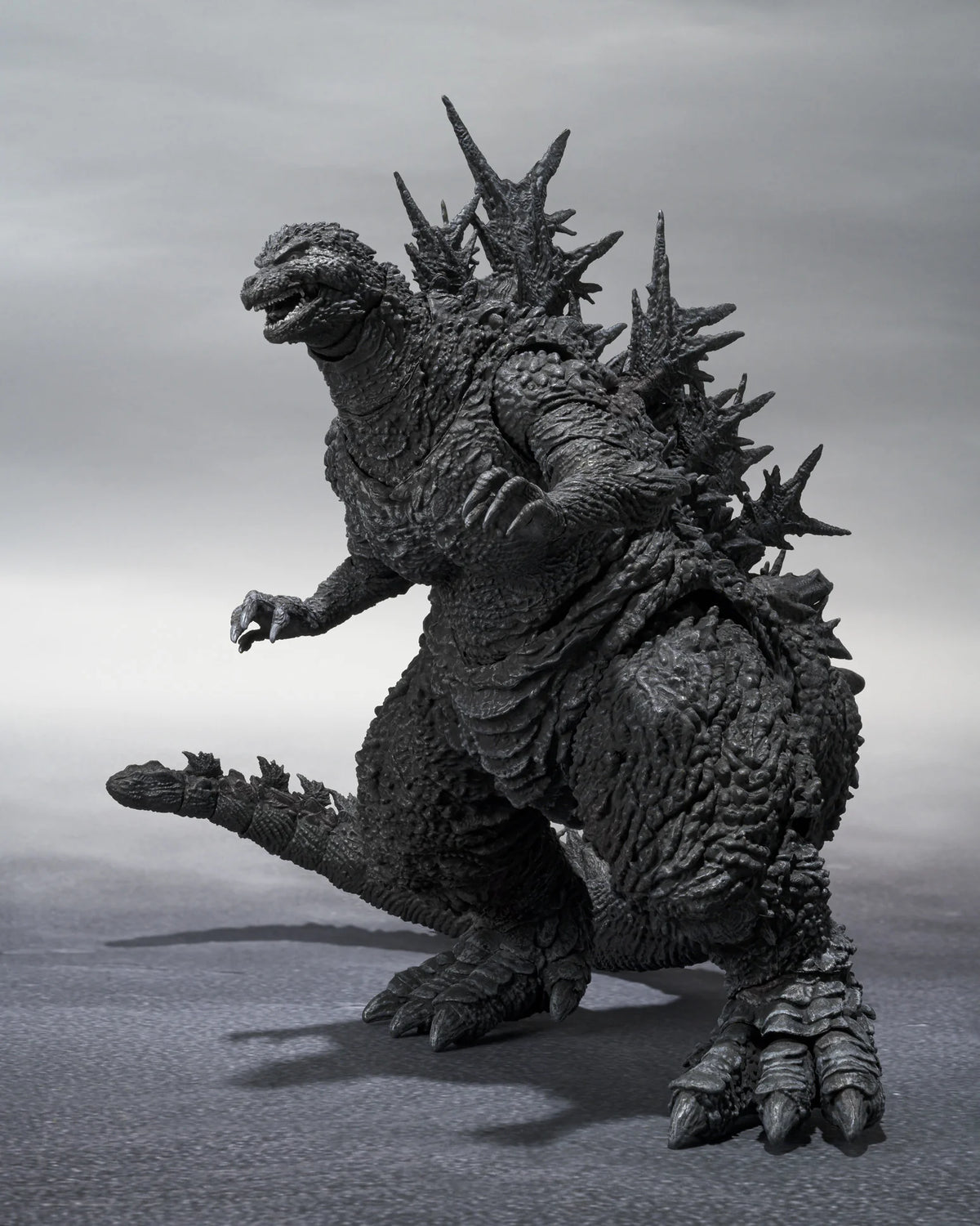 TAMASHII NATIONS S.H. MonsterArts Godzilla Minus One Monochrome Action Figure