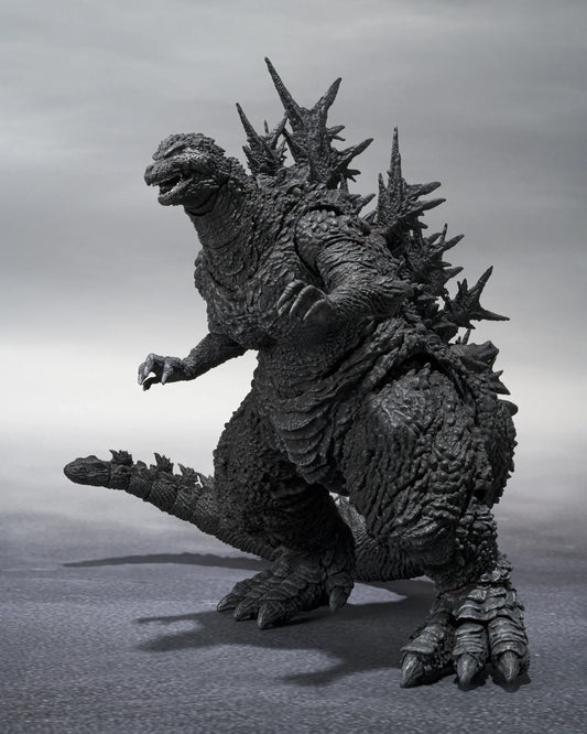 TAMASHII NATIONS S.H. MonsterArts Godzilla Minus One Monochrome Action Figure