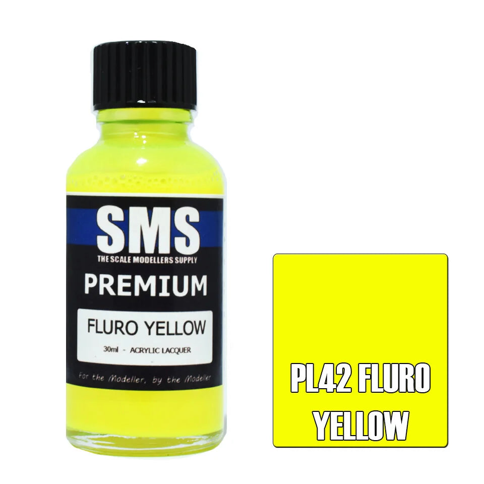 Premium FLURO YELLOW 30ml (Box of 6)