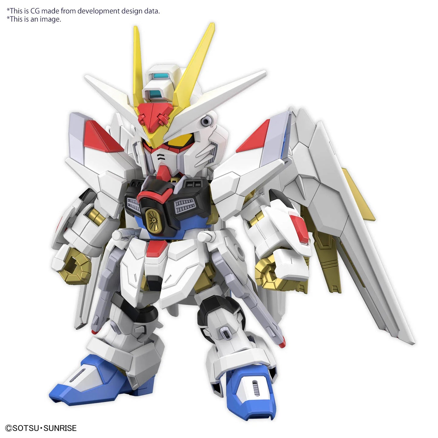 SD Gundam Cross Silhouette Mighty Strike Freedom Gundam Model Kit