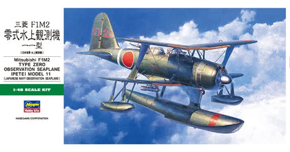 Hasegawa 1:48 Mitsubishi F1M2 Type Zero Observation Seaplane Model Kit