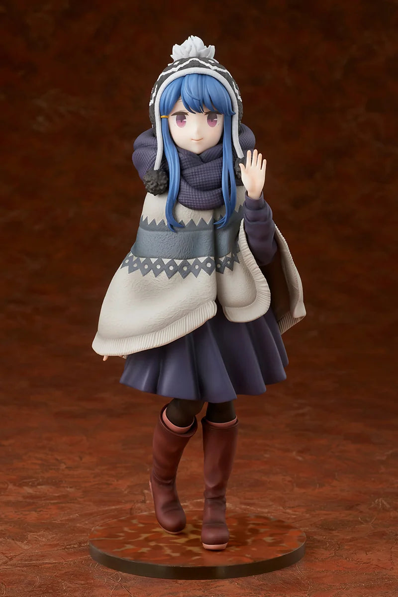 Hobby Stock Laid-Back Camp Rin Shima 1/7 Scale Figure Lake Shibire Camping Ver.