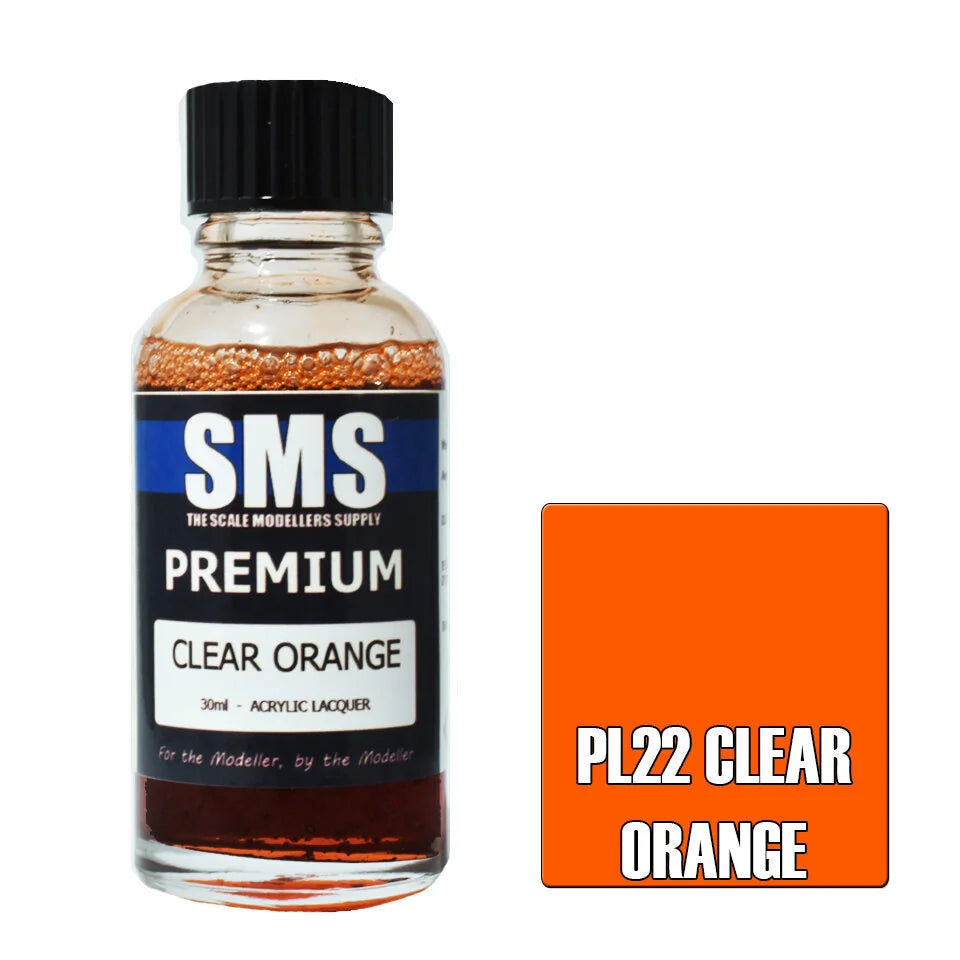 Premium CLEAR ORANGE 30ml (Box of 6)