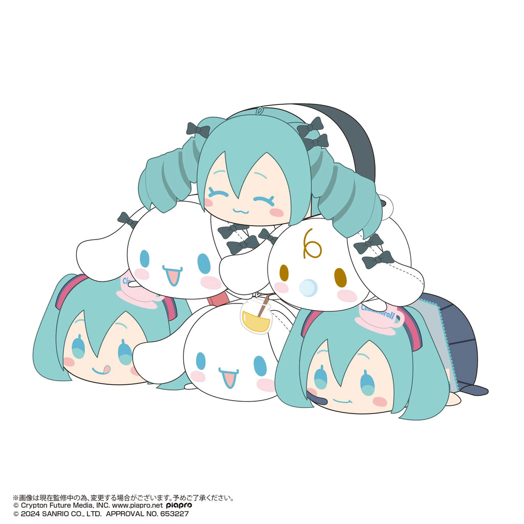 Hatsune miku×Cinnamoroll POTE KORO MASCOT 2 (6pc per box)