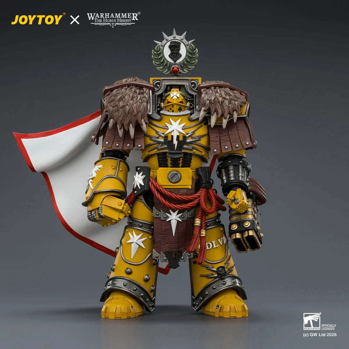 JOYTOY Warhammer 40K Lord Castellan Evander Garrius Articulated Action Figure