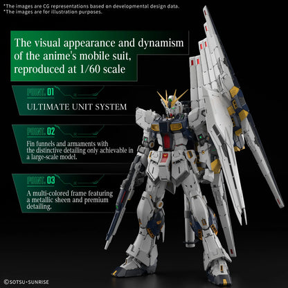 BANDAI HOBBY PG 1/60 ν Gundam Model Kit