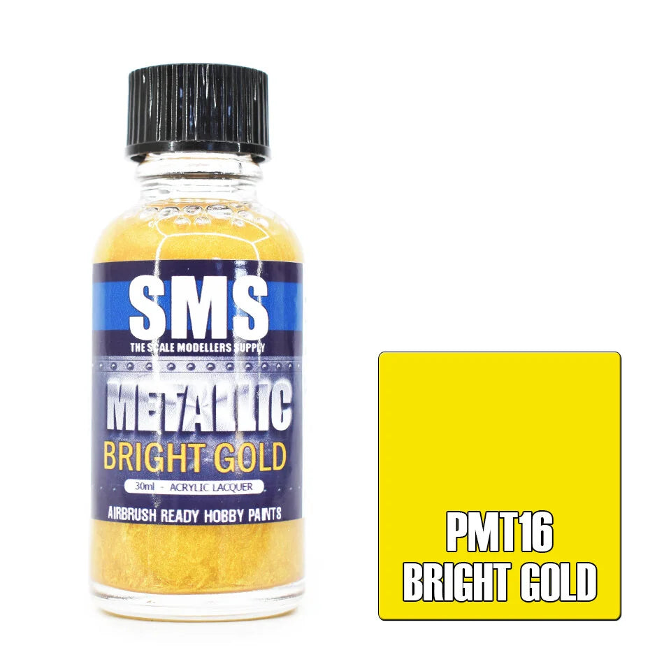 Metallic BRIGHT GOLD 30ml (Box of 6)