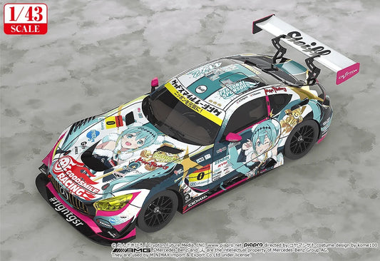(Rerelease) 1/43rd Scale Good Smile Hatsune Miku AMG: 2018 Final Race Ver.