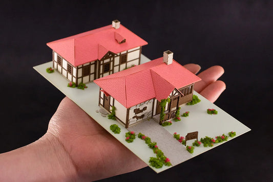 PLUM PMOA Paper Kit Is the Order a Rabbit? Anitecture04 Hot Bakery & Cocoa's House Papercraft Model Kit