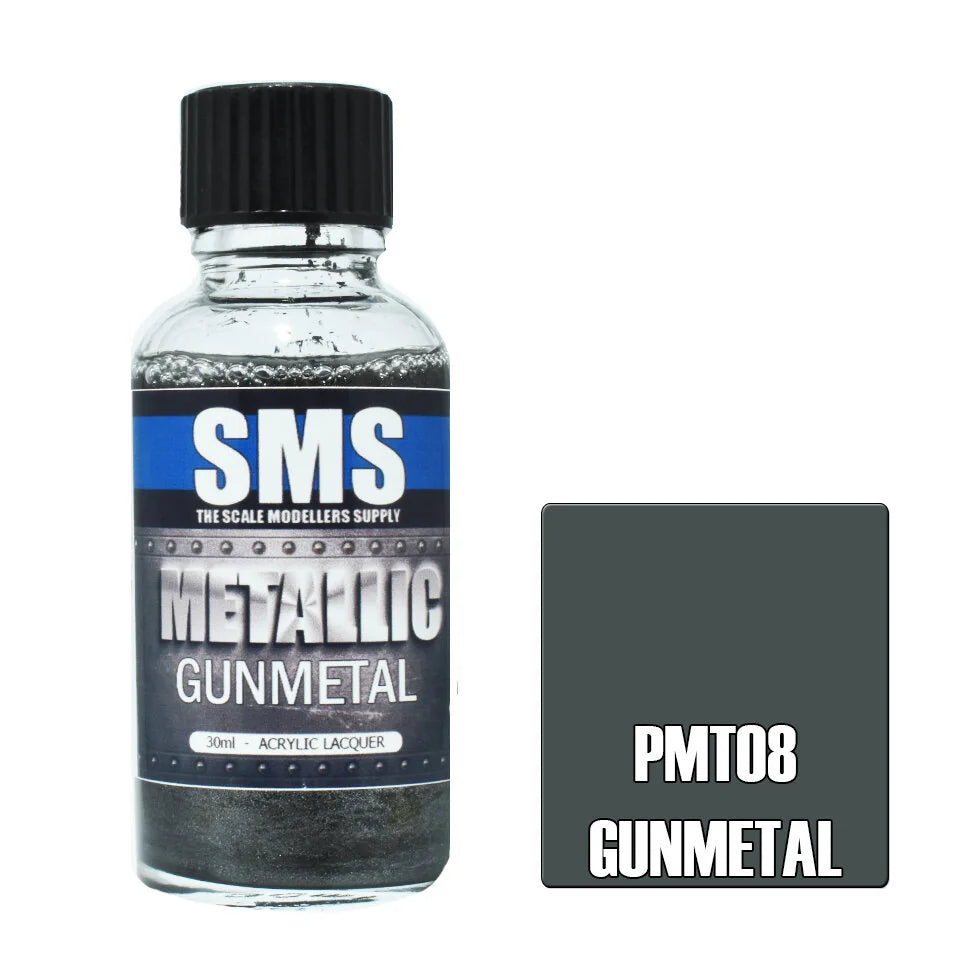 Metallic GUNMETAL 30ml (Box of 6)