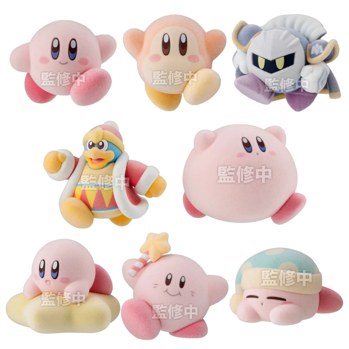 Kirby PuPuPu Flocky Doll, "Kirby" (Box/8), Bandai Shokugan