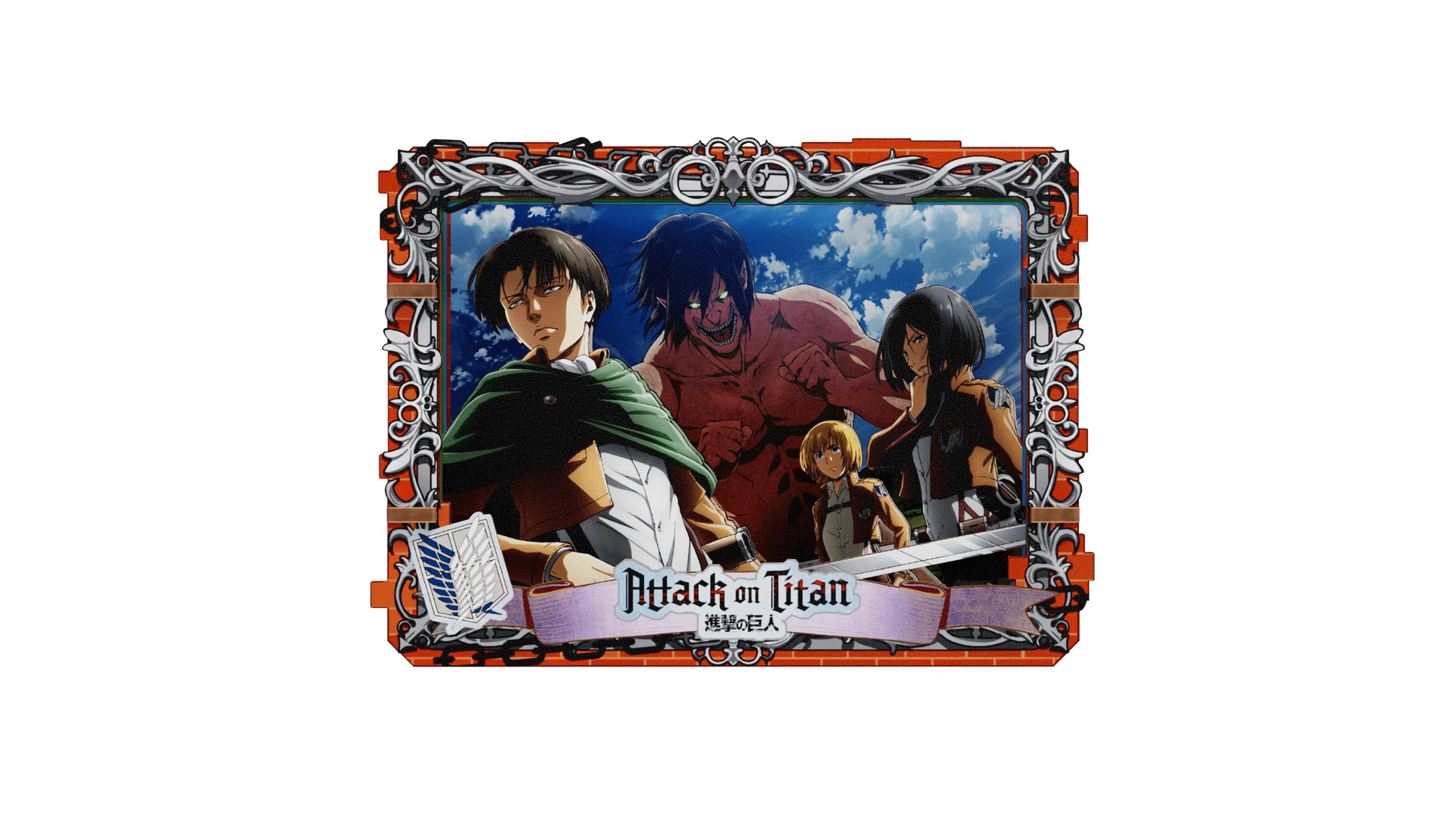 Attack on Titan Wooden Gallery - S (6 units/set) (Box of 6)