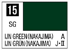 Mr. Color 15 - IJN Green (Nakajima) (Semi-Gloss/Aircraft) (Box of 6)