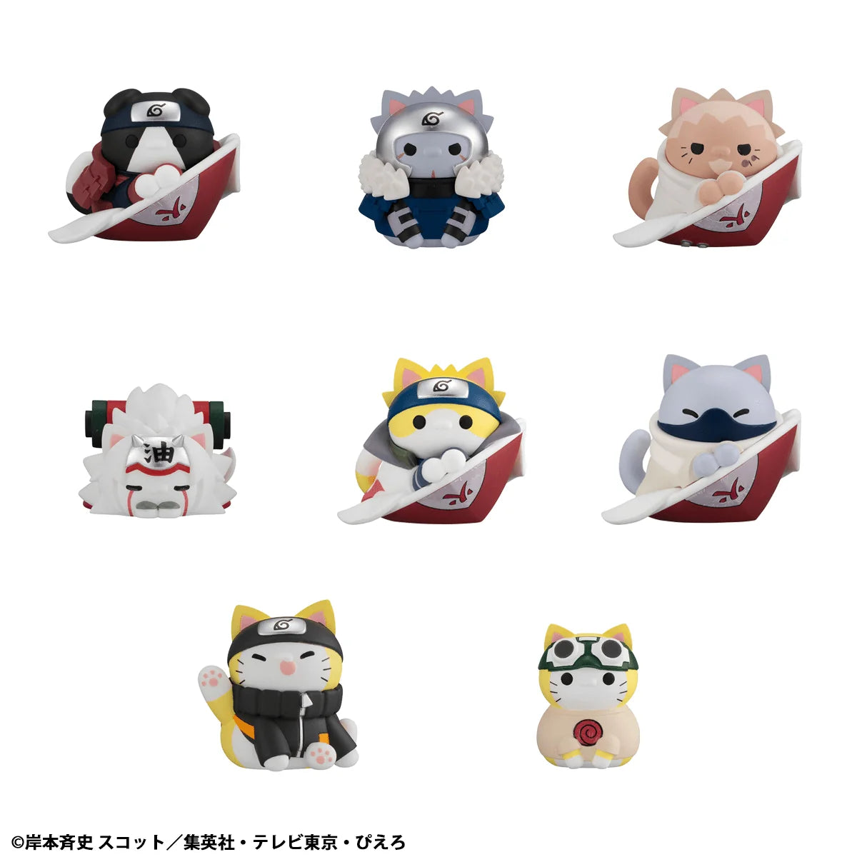 MEGA CAT PROJECT Naruto ShippudenNyaruto！The bond between master and disciple ver.（Repeat） (Box of 8)