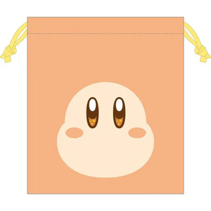 KIRBY Pupupu face drawstring bag /(2) Waddle Dee