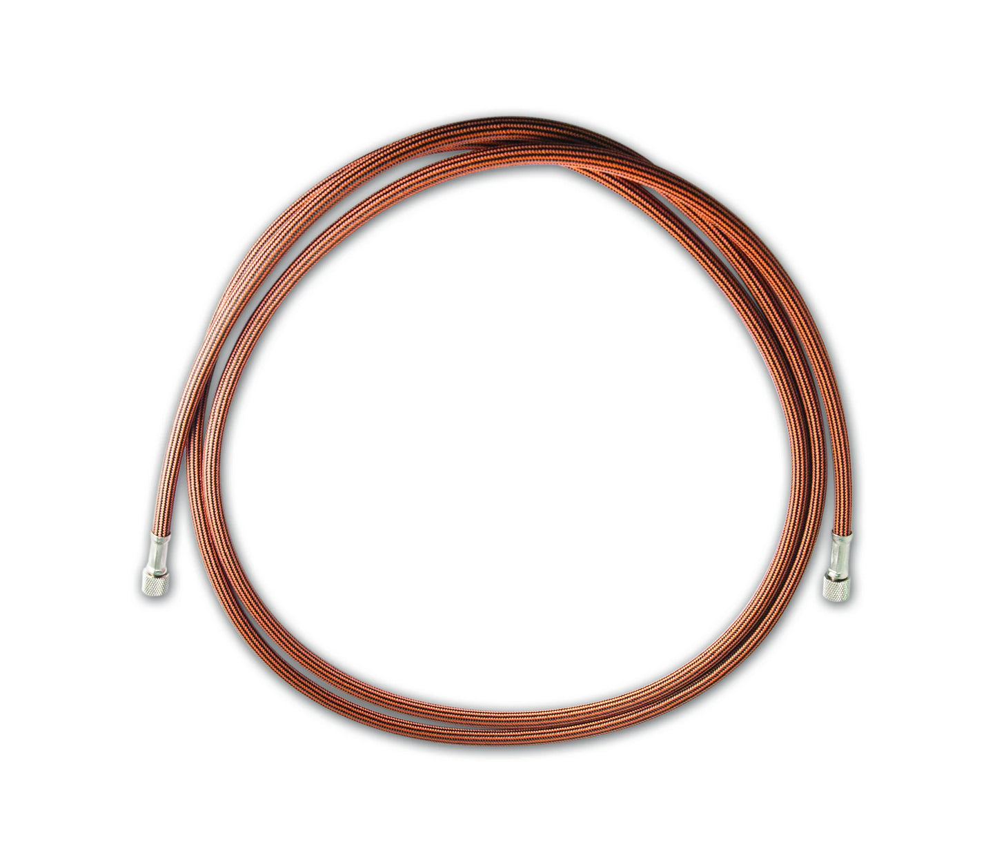 Sparmax 2M Black & Orange Braided Airbrush Hose (1/8"x1/8")