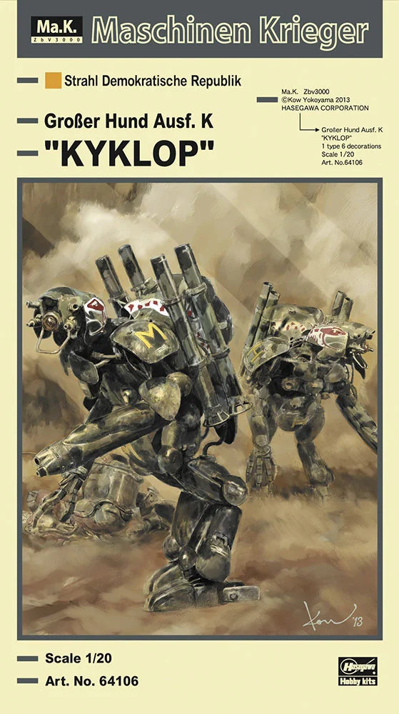 1/20 Humanoid Unmanned Interceptor Großer Hund Ausf.K "KYKLOP"