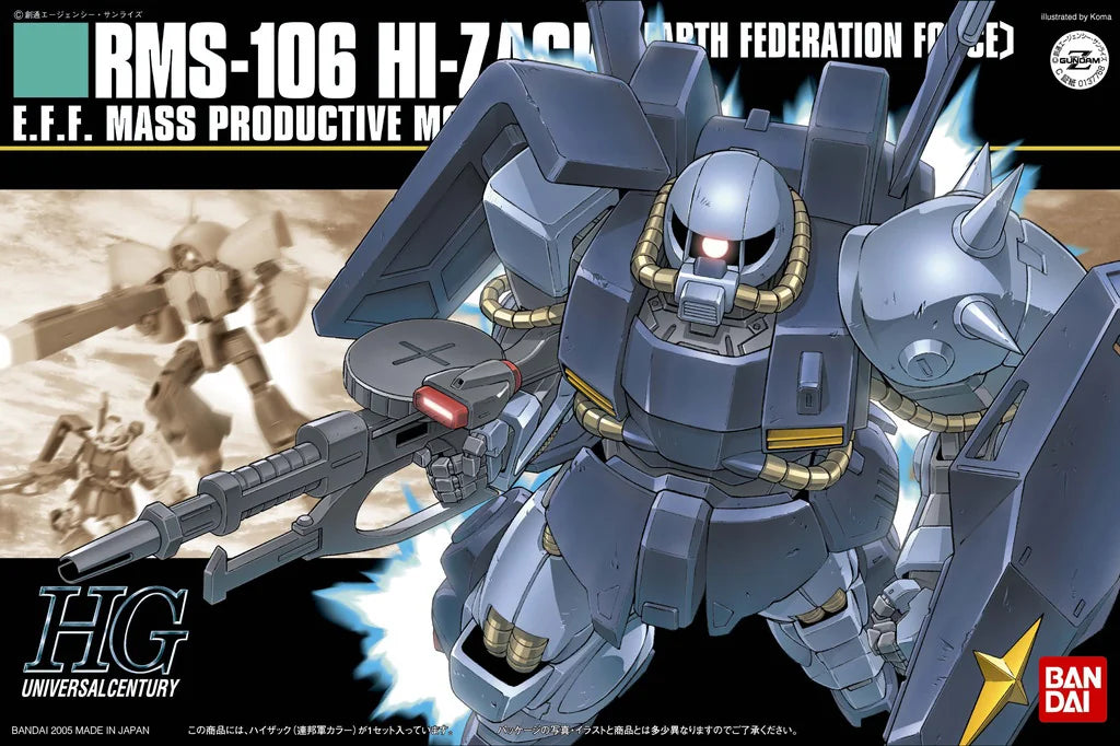 HGUC 1/144 Hi-Zack Earth Federation Model Kit