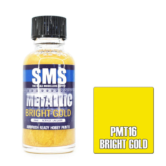 Metallic BRIGHT GOLD 30ml (Box of 6)