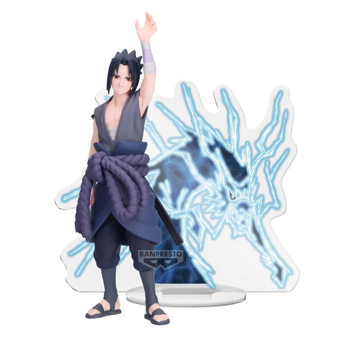 Banpresto Naruto Shippuden Sasuke Uchiha Lightning Panel Figure