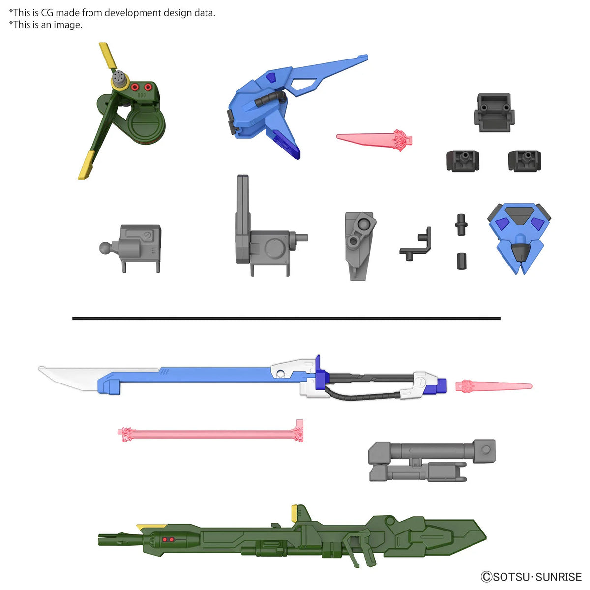 Gundam SEED Option Parts Set 02 Launcher Striker & Sword Striker