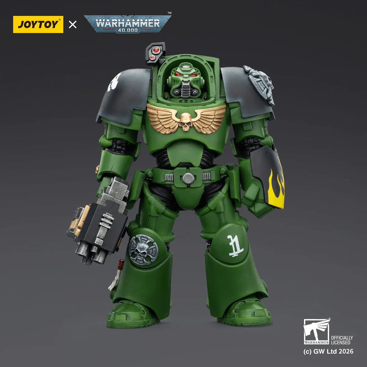 Salamanders Terminator 2 with Power Fist and Storm Bolter