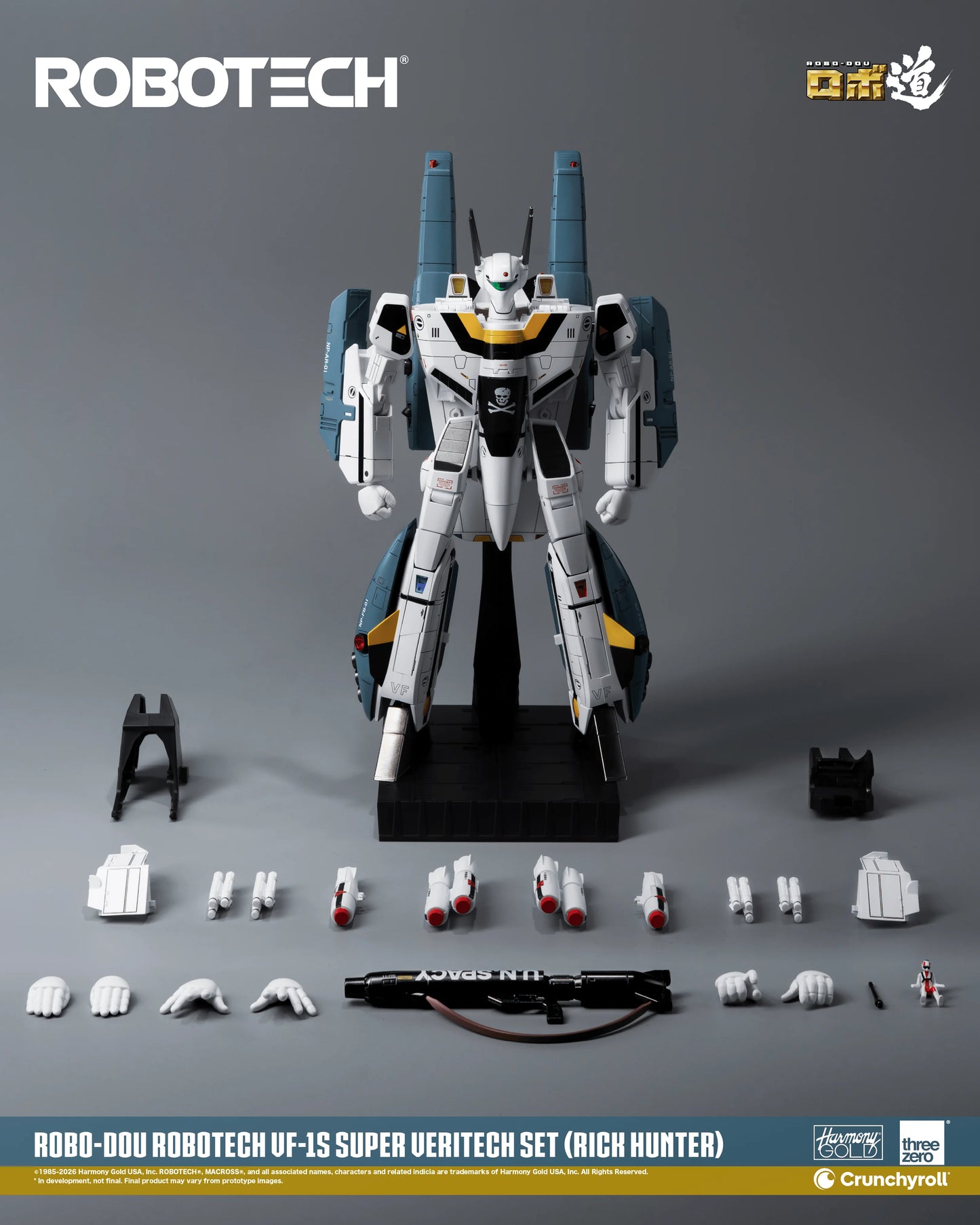 threezero ROBO-DOU VF-1S Super Veritech Collectible Figure (Rick Hunter)