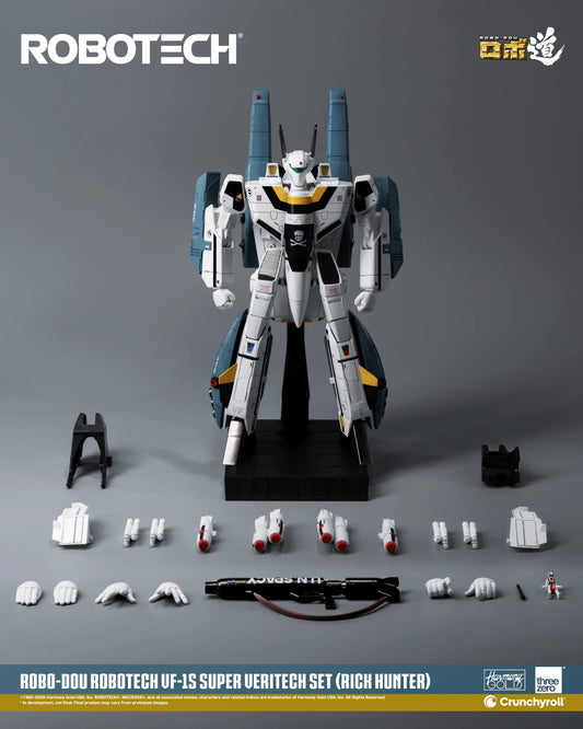 threezero ROBO-DOU VF-1S Super Veritech Collectible Figure (Rick Hunter)